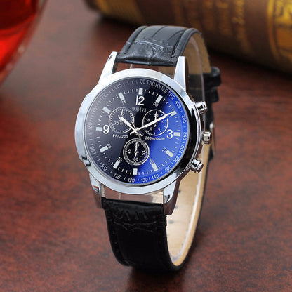 Blue Glass Men's Watch