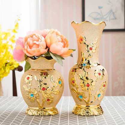 Gold Ceramic Vase