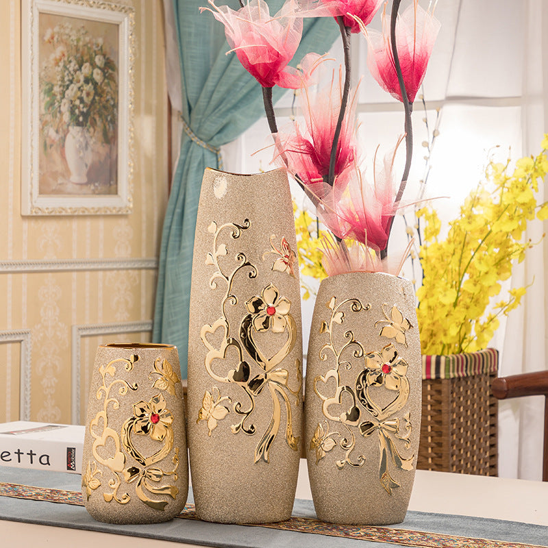 Gold Ceramic Vase