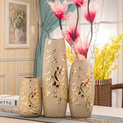 Gold Ceramic Vase