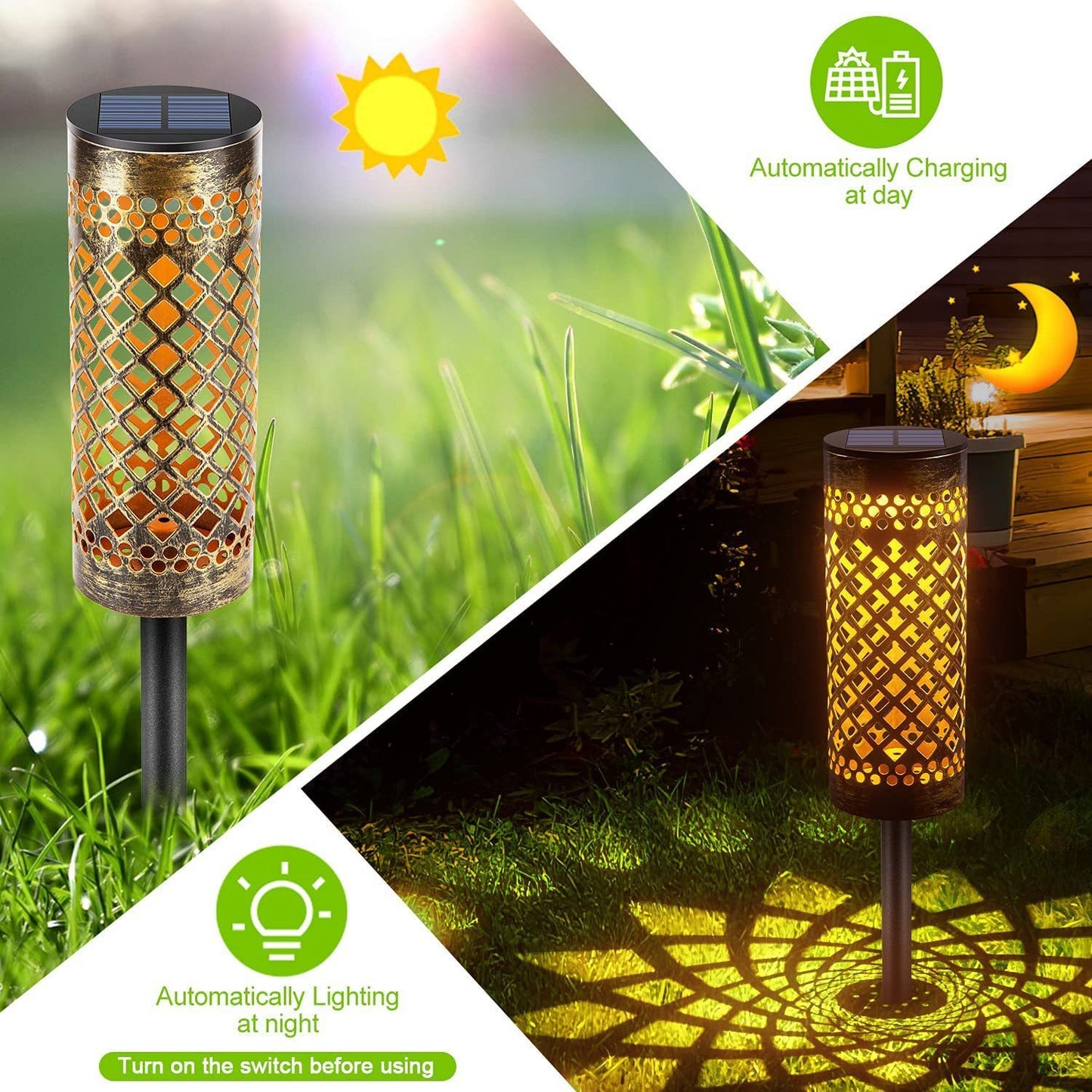 Solar-powered Lawn Lamp