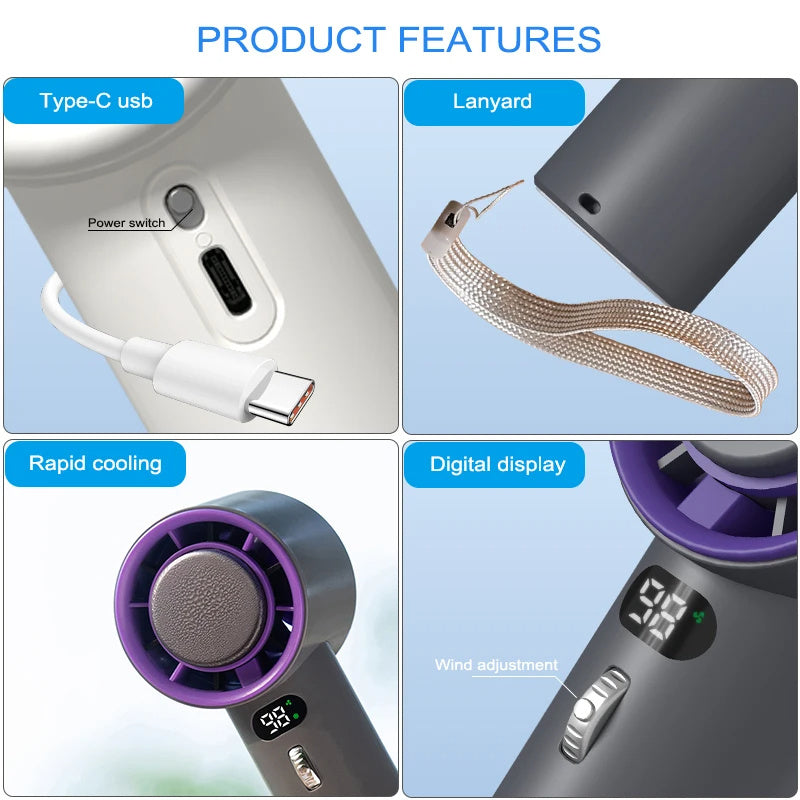 Portable Turbo Cooling Fan